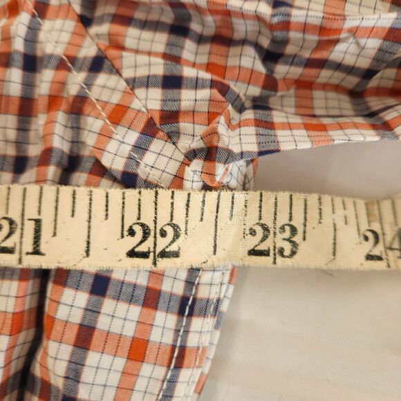 NWT Five Four Club Mens XL Red White Blue Roll Tab Sleeve Button Up Down Shirt - Picture 6 of 8